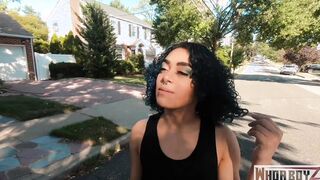 long butt hispanic eating ebony dude booty
