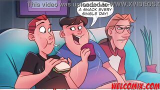 Gang Bang with Andy's friends - The Sensual Home