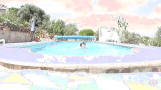 AuntJudysXXX - Your Big Titted Stepmom Devon catches you watching her slender dipping (pov)