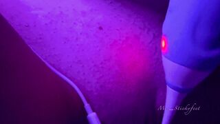 ASMR Close Up Spit Soak Cunt Gushing Sounds With Hyphy SHHH Can't Hold It!