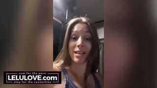Spreading my cunt closeups with JOI mixed with candid daily real life adventures - Lelu Love