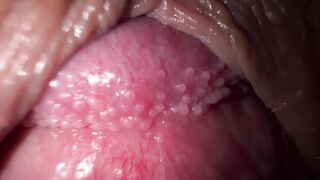 Cutie close up boned with finger inside butt and cum in tight vagina