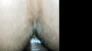 Taking penis from the back