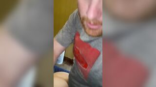 "Unedited"Hubby gets new tripod testing new angles for us end into cream pie sorry for a fewbloopers