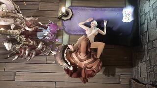 Orcs with huge Dicks and Elven Chicks Sex Party | Warcraft Parody