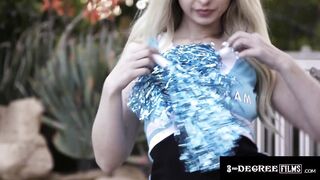 3rdDegreeFilms - Babysitter Bombshell Cheers Up A Dude By Blowing His Dick - Lilly Bell
