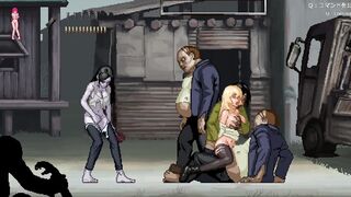 2d game about monsters and zombies (Parassite into city) sex city zombieland