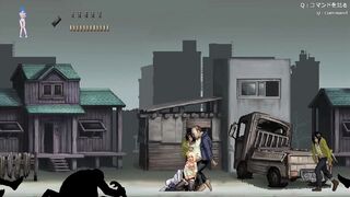 2d game about monsters and zombies (Parassite into city) sex city zombieland