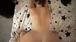 pov: I put finger inside my 18yo stepsister's booty and she likes it