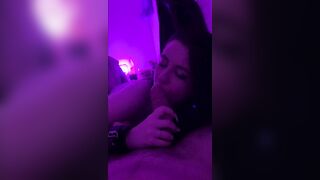 This adorable succubus suck the sperm out of my cock