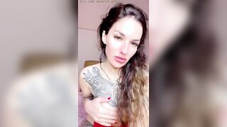 babe Big Titted Tattoo chick Begs For Your Cum!!!