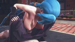 LOL Animated - Jinx Oral Sex and banged! - Japanese oriental Manga Cartoon Scene Game Porn