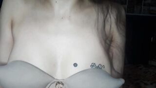 Big Titted young chick fucks her sugar before school