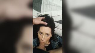 Get off work and blown my hubby's dick rough then drank his Hot pisd