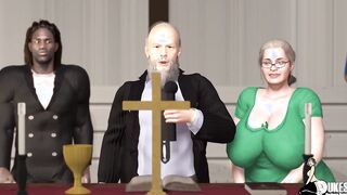 An older trainer and an older pastor prove that your never too mature to pound tight soak vagina