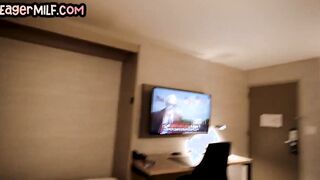 pov blonde pierced mom banged!