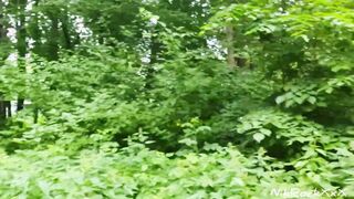 Outdoors ANAL sex inside the park with adorable college girl Evelina Darling