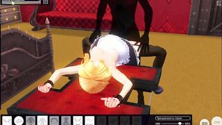 FETISH anal sex with adorable maid