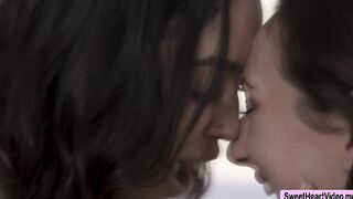Spanish college licked by her roommate