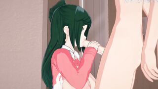 MY HERO ACADEMIA DEKU MILF INKO MIDORIYA ANIMATED 3D UNCENSORED