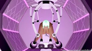 Emerald Sustrai Bimbo Training Spanking Fetish BONDAGE Machine Fucking