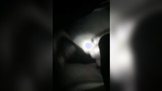 Bombshell bitch gets fuck by flashlight and then asks to bend over and got fuck from behind with it