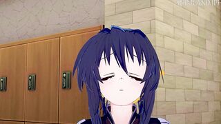 Fucking Akeno Himejima from Highschool DxD Until Cummed - Hentai Cartoon 3d Uncensored