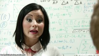 Kinky professor fucks bound student