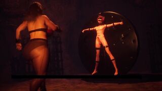 Whipping FETISH Domination with Hero and Witch - Japanese Animated Game