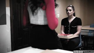Cheerleader assfucked by teacher stepson