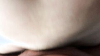 Satisfy! Help me! My clitoris is itching so bad... Do something! Rubbing the clit with the dick fellatio.