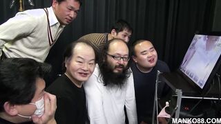 oriental gangbanged but she can’t view who’s fucking her