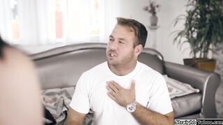 Stepsis lets stepbro fuck her after jail
