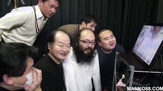 oriental gangbanged but she can’t view who’s fucking her