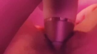 HORNYMILF toying and fingers her tight twat until she squirts watch more on my homemades
