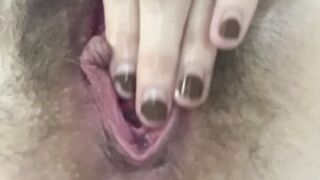 Cumshot Fingers Up Close