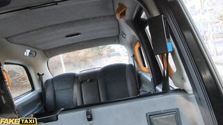 Fake Taxi French Beauty with Huge Natural Hooters and Bushy Snatch