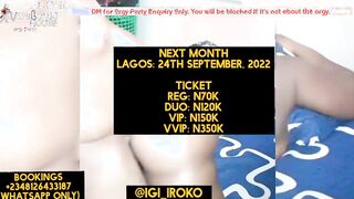 Nigerian Long Ass Boned Doggy Style Hardcore (DM on WhatsApp for our sex party party info this month 2348126433187 only)