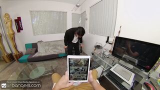 VR BANGERS Slutty Ebony Maid Nicole Kitt And Good Banged Strategy