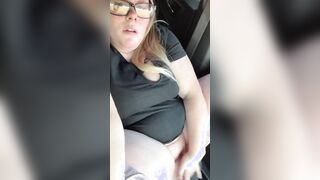BBW masterbating inside Outdoor
