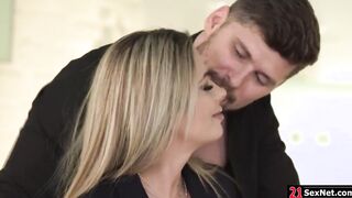 Bro booty fucking his long melons blonde ex-wife