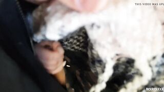 OUTDOOR AIRPLANE Hand Job and Oral Sex - Bella Mur