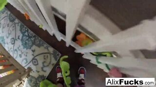Goddess Alix takes a amazingly hot fucking and load into the backyard