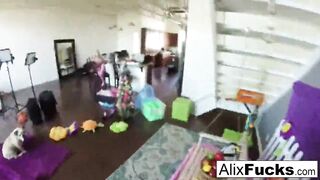 Goddess Alix takes a amazingly hot fucking and load into the backyard