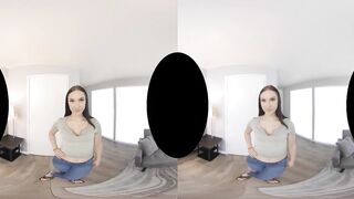 VRHUSH Jazmin Luv creampied on her first casting experience