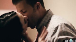 Chubby cougar housewife Angela White pleasing her big cocked husband