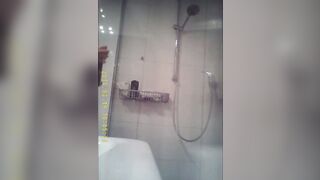 goddess teen yo with Hottie body in shower
