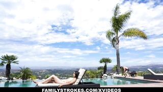 Daughter (Vanessa Sky) Becomes A Whore Because She Needs Money