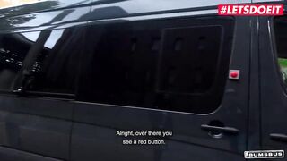 BUMS BUS Beauty German MILF Mara Martinez Riding Penis On The Bus