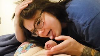 Incredible Sexy morning fellatio with long cunshot